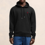 ami Small Adc Hoodie – Black