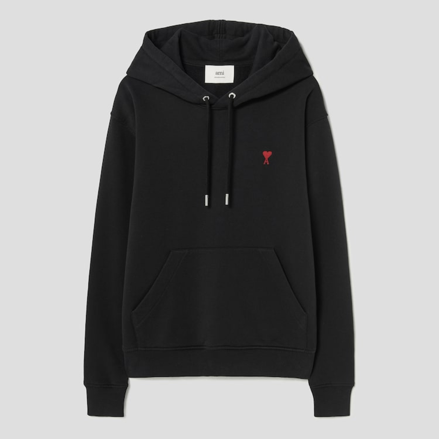 ami Small Adc Hoodie – Black