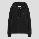 ami Small Adc Hoodie – Black