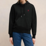 ami Small Adc Hoodie – Black