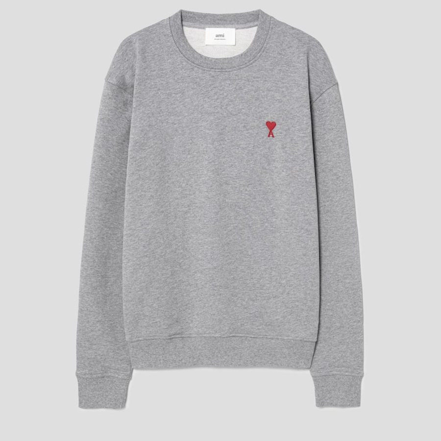 ami Small Adc Sweatshirt – Grey
