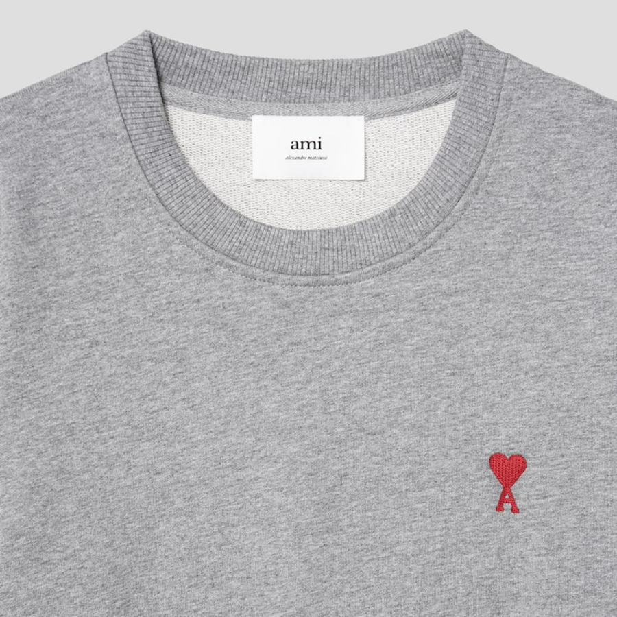 ami Small Adc Sweatshirt – Grey