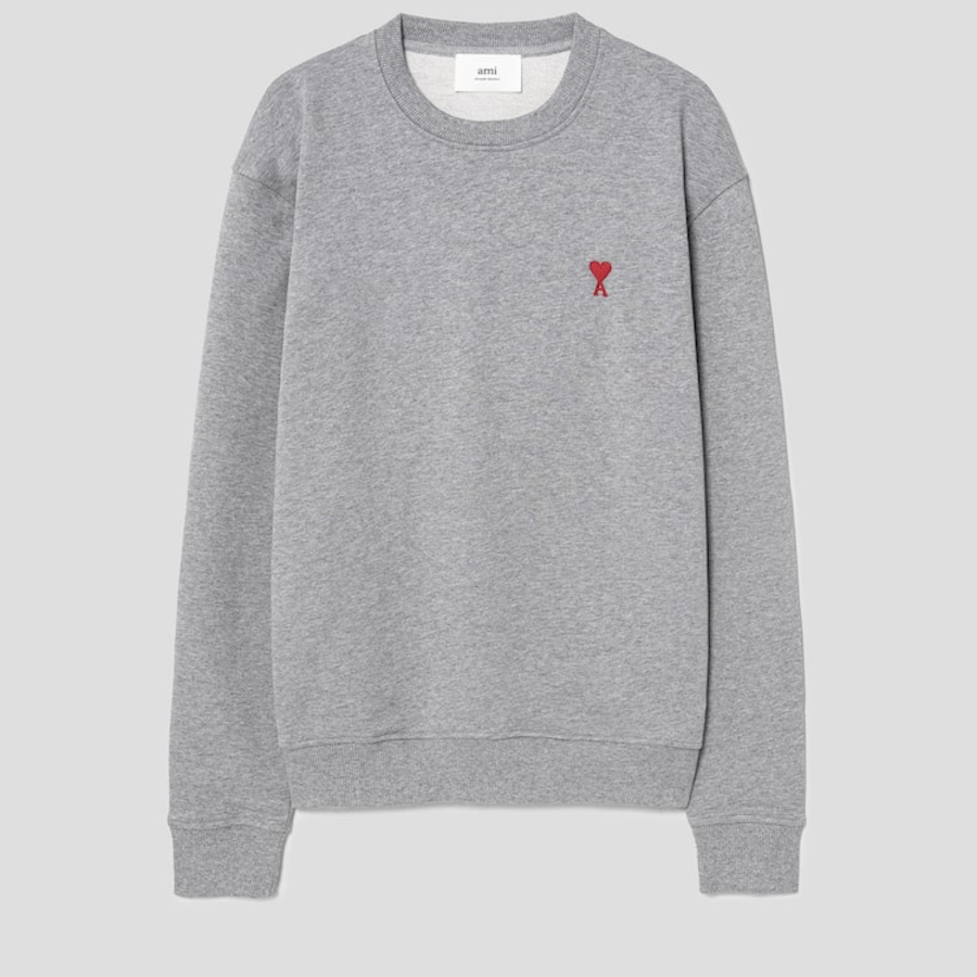 ami Small Adc Sweatshirt – Grey