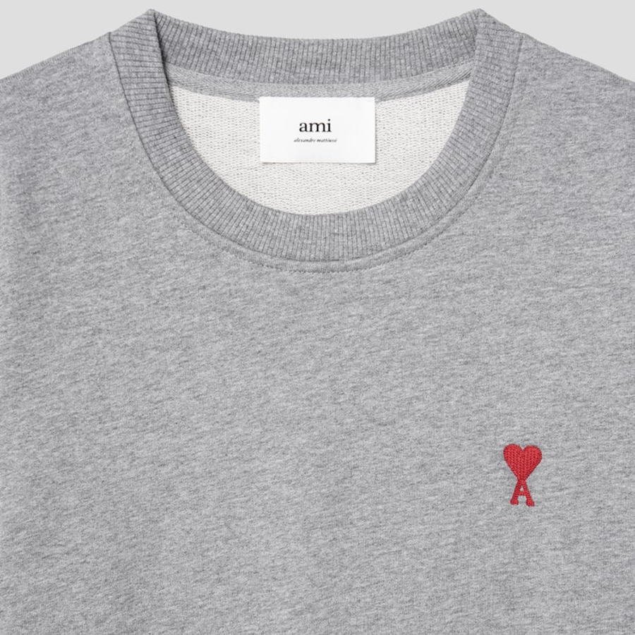 ami Small Adc Sweatshirt – Grey