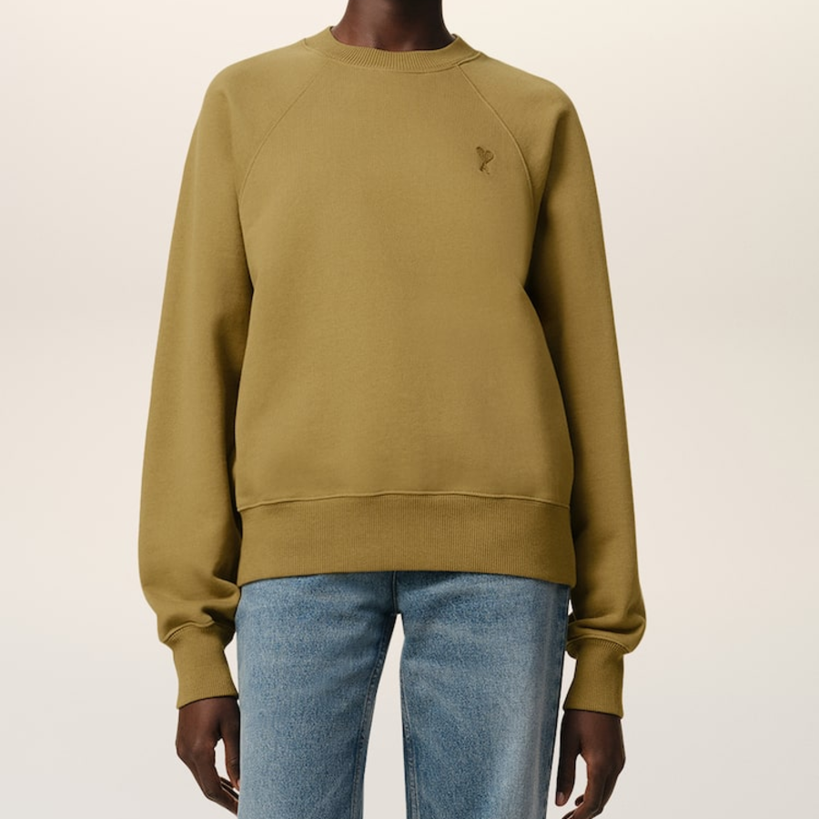ami Tonal Adc Sweatshirt – Havana