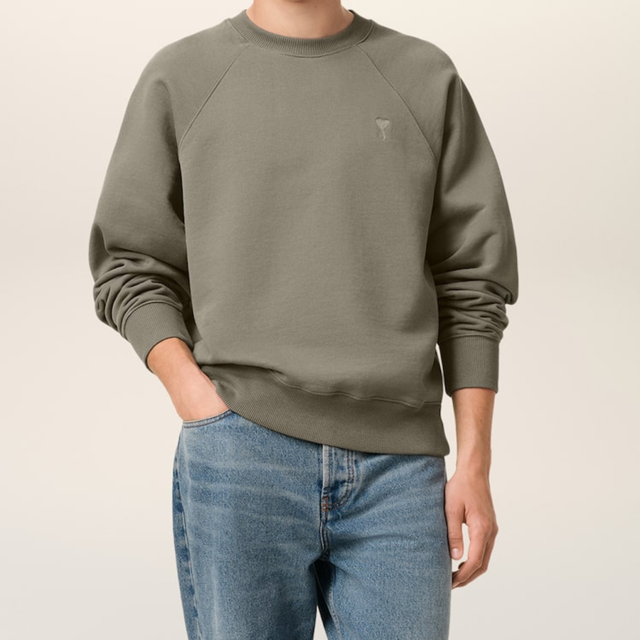 ami Tonal Adc Sweatshirt – Grey