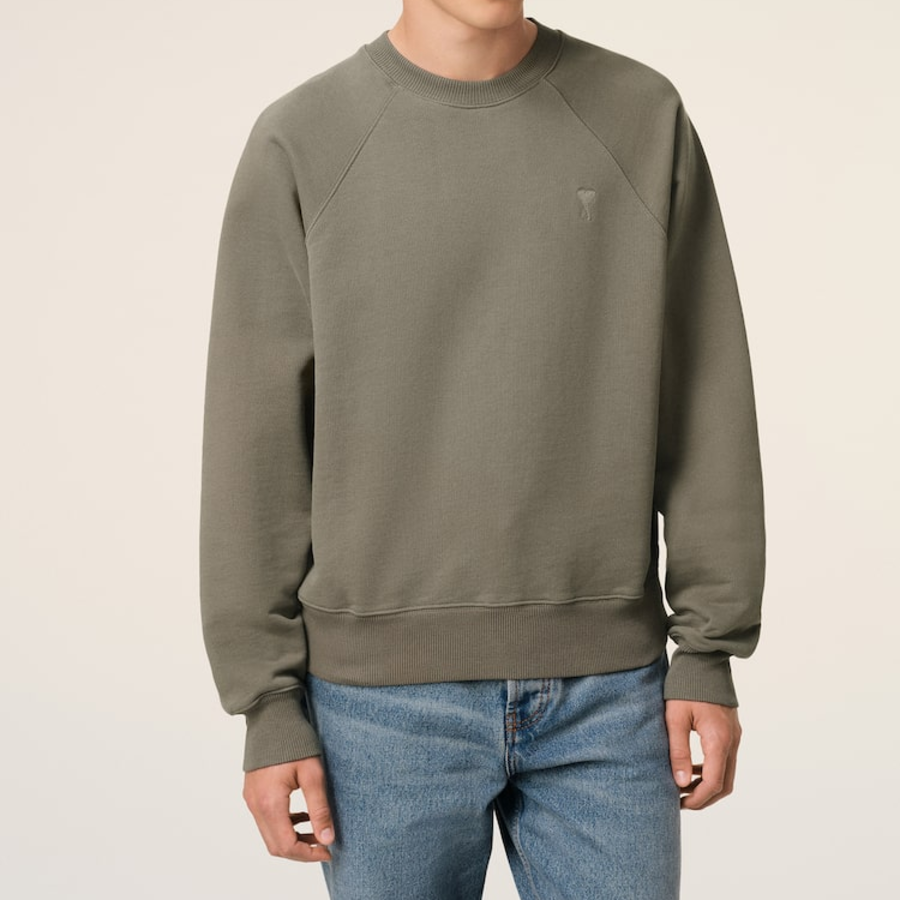 ami Tonal Adc Sweatshirt – Grey