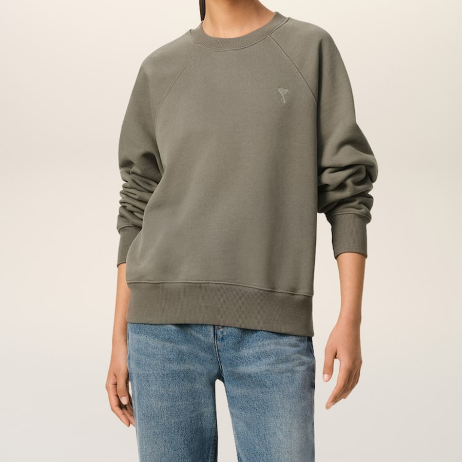 ami Tonal Adc Sweatshirt – Grey