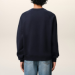 ami (Unisex) Adc Croche Sweatshirt – Navy Blue