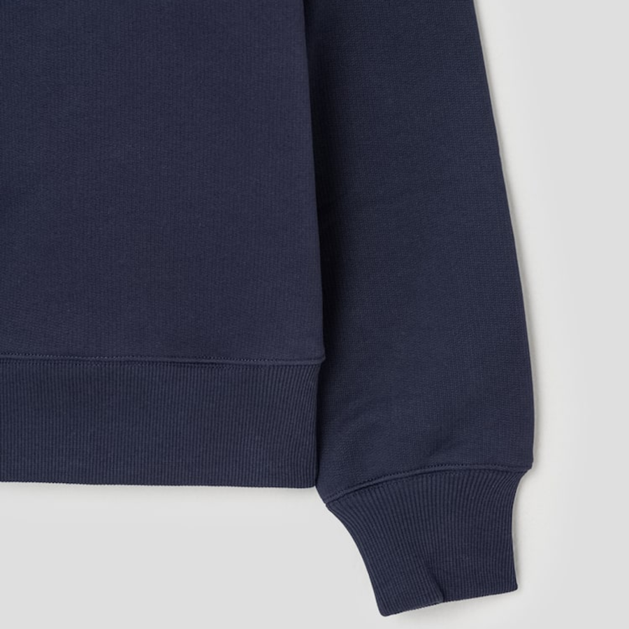 ami (Unisex) Adc Croche Sweatshirt – Navy Blue