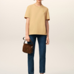 ami (Unisex) Gold Adc T-shirt – Sand