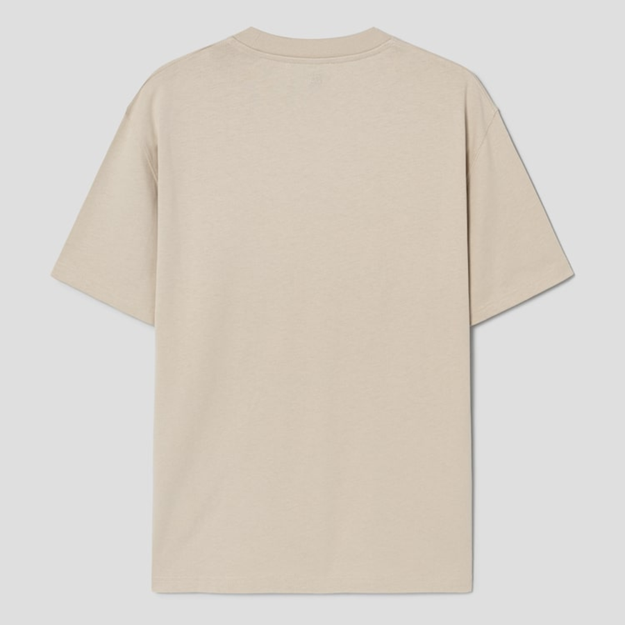 ami (Unisex) Embossed Adc T-shirt – Gingembre/725