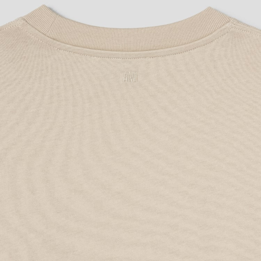 ami (Unisex) Embossed Adc T-shirt – Gingembre/725
