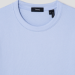 Theory Men Studio Jacquard Delroy Long Sleeve Tee - Sky Blue