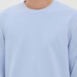 Theory Men Studio Jacquard Delroy Long Sleeve Tee - Sky Blue