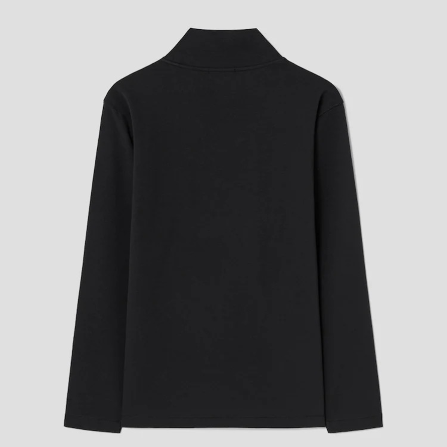 Theory Men Relay Jersey Ryder Long Sleeve Turtle Ne - Black