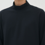 Theory Men Relay Jersey Ryder Long Sleeve Turtle Ne - Black