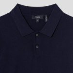 Theory Men Light Bilen Goris Polo Long Sleeve Sweat - Baltic