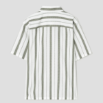 Theory Men Summer Dobby Noll Short Sleeve Shirt - Ivory/Orchard