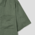 Theory Men Relaxed Linen Lt Short Sleeve Shirt - Orchard