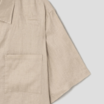 Theory Men Relaxed Linen Lt Short Sleeve Shirt - Chino