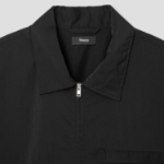 Theory Men Nylon Texture Cillian Short Sleeve Shirt - Black