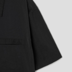 Theory Men Nylon Texture Cillian Short Sleeve Shirt - Black