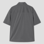 Theory Men Nylon Texture Cillian Short Sleeve Shirt - Carbon