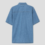 Theory Men Summer Denim Noll Short Sleeve Shirt - Light Wash