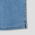 Theory Men Summer Denim Noll Short Sleeve Shirt - Light Wash