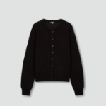 JAJU Washable Long Sleeve Cardigan – Black