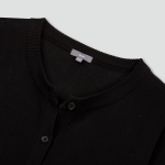 JAJU Washable Long Sleeve Cardigan – Black