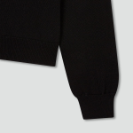 JAJU Washable Long Sleeve Cardigan – Black