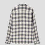 Theory Men Ombre Check Irving Shirt - Carbon Multi