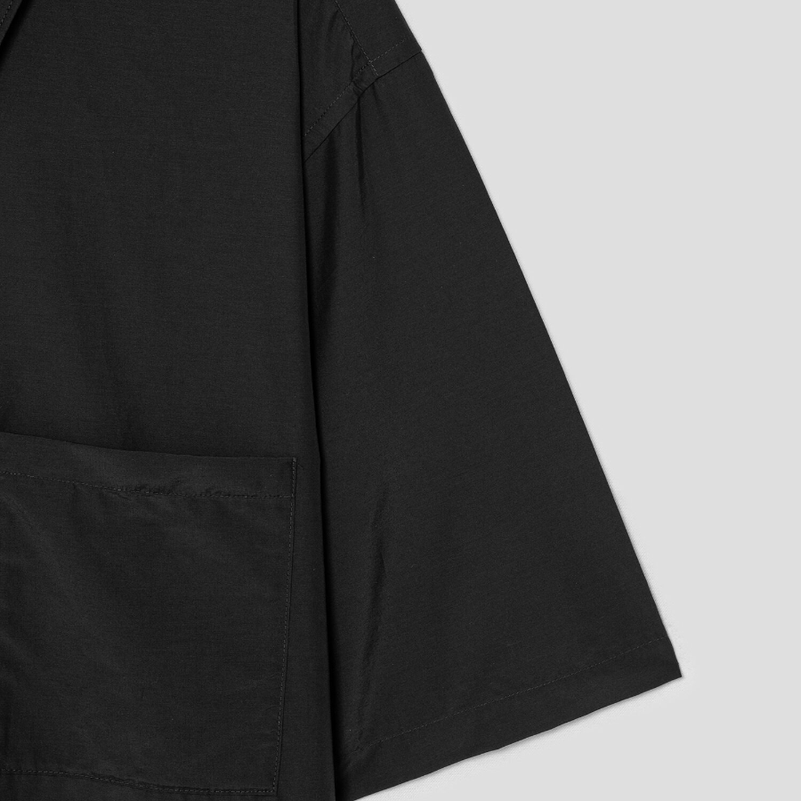 Theory Men Soft Lawn Noll Short Sleeve Shirt - Black