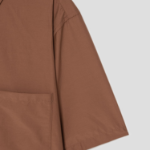 Theory Men Soft Lawn Noll Short Sleeve Shirt - Deep Tobacco