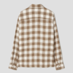 Theory Men Ombre Check Lt Shirt - Deep Tobacco Multi