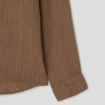 Theory Men Summer Stripe Irving Shirt - Deep Tobacco Multi