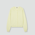 JAJU Washable Long Sleeve Cardigan – Yellow