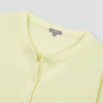 JAJU Washable Long Sleeve Cardigan – Yellow