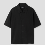 Theory Men Perform Suit Cillian Short Sleeve Shirt - Black