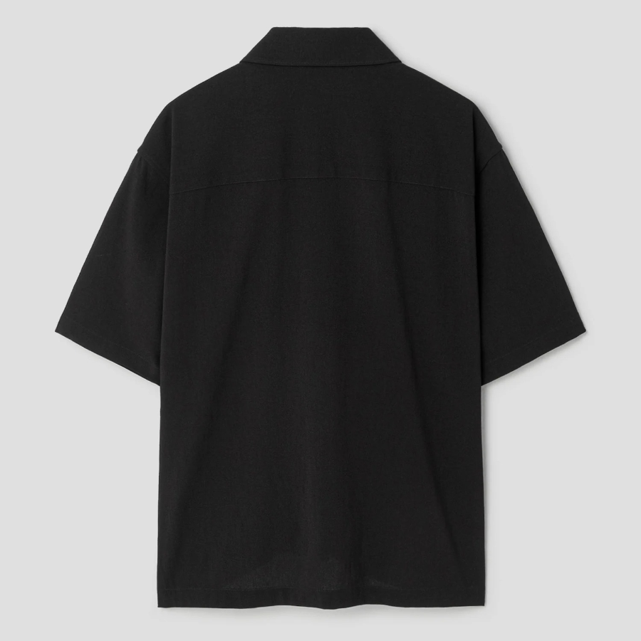 Theory Men Perform Suit Cillian Short Sleeve Shirt - Black