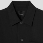 Theory Men Kelso Short Sleeve Overshirt - Black