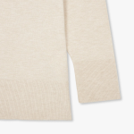 JAJU Soft V-Neck Half Cardigan – Beige