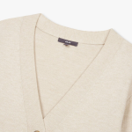 JAJU Soft V-Neck Half Cardigan – Beige