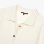JAJU Soft Collar Cardigan – Ivory