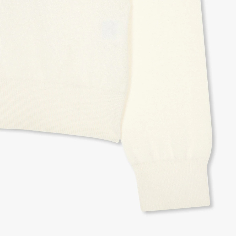 JAJU Soft Collar Cardigan – Ivory