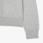 JAJU Soft Collar Cardigan – Melange Grey