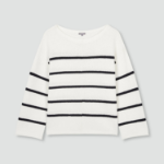 JAJU Boucle Stripe Knit – Light Blue