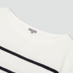 JAJU Boucle Stripe Knit – Light Blue